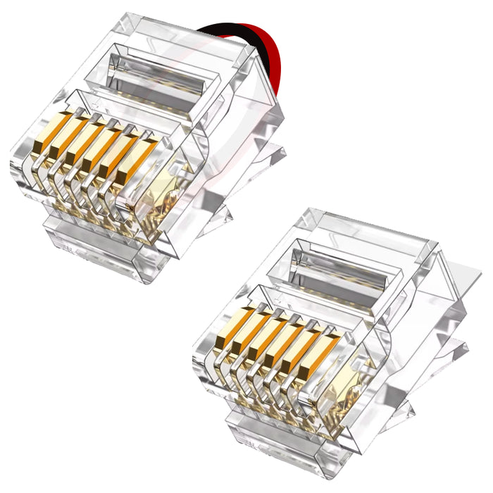 GrowPros Data Bypass | RJ12 Crystal head (for GrowPros Under Canopy Light Model 1 & 2) - LED Grow Lights Depot