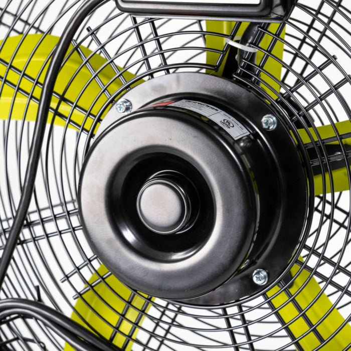 GrowPros Pegasus Wall Floor fan with Sealed Motor Drum - LED Grow Lights Depot