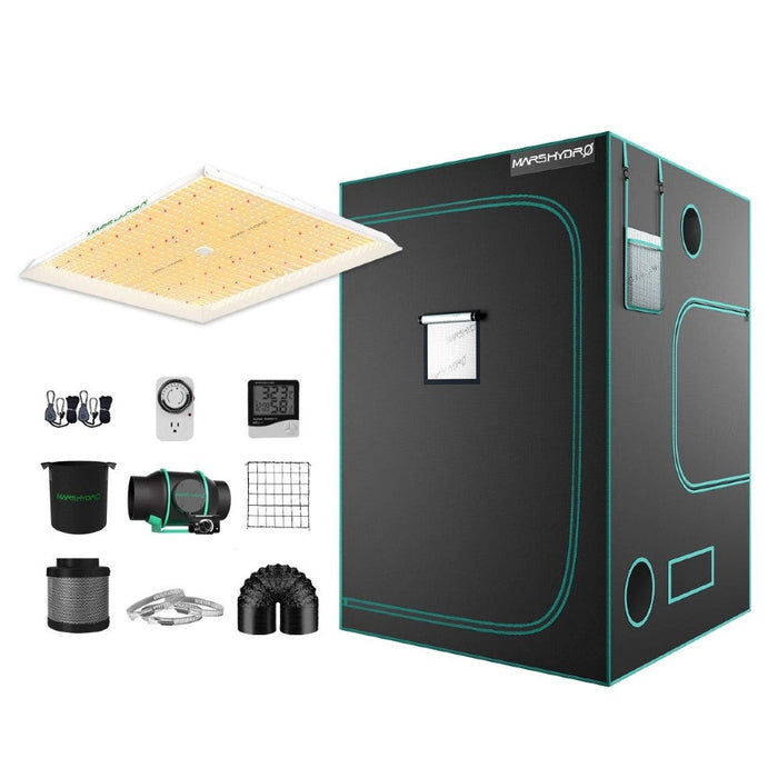 Mars Hydro TS 3000 & 5'x5' Complete Grow Tent Kit  - LED Grow Lights Depot