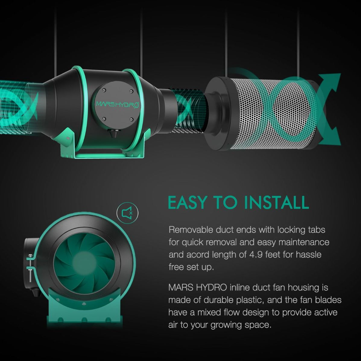 Buy Mars Hydro FC 6500 & 5'x5' Complete Grow Tent Kit — LED Grow Lights ...