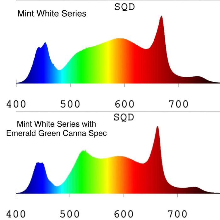 Mammoth Lighting Mint White Series with Emerald Green Spectrum: 6 Bar, 680W | PRE-ORDER - Ships Mid-October  - LED Grow Lights Depot