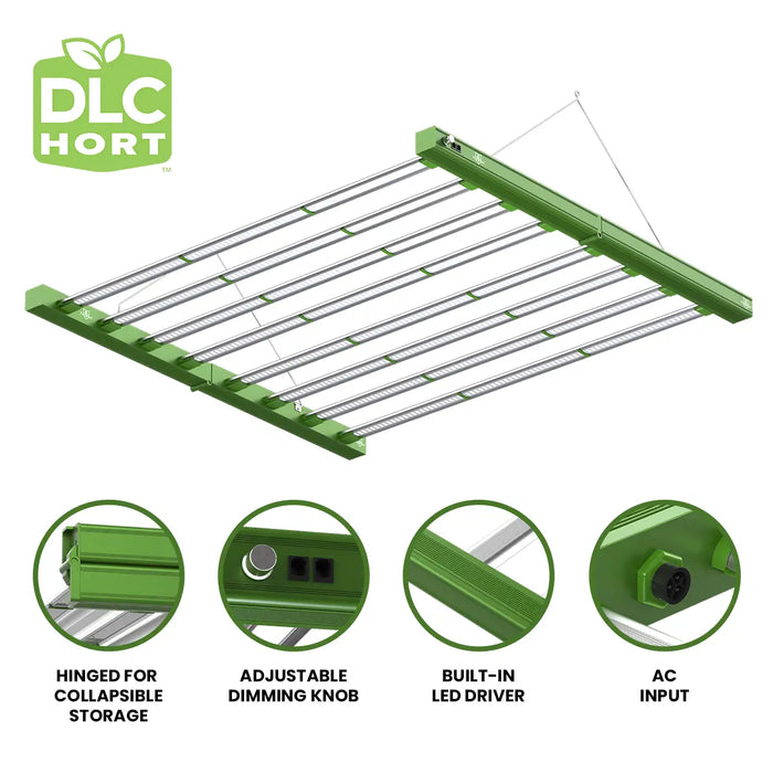 FloraFlex 650W 8-Bar LED | Single Unit or Pallet of 14  - LED Grow Lights Depot
