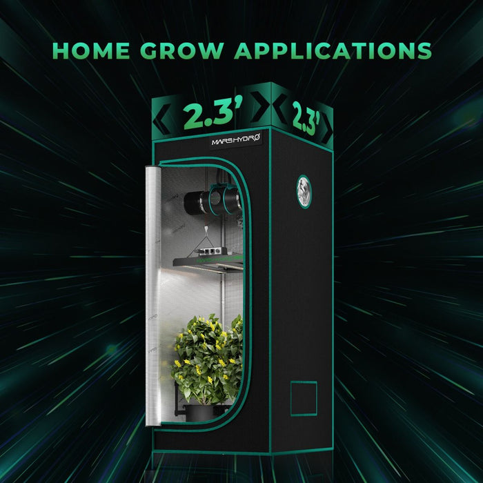 Mars Hydro FC-E 1500 + 2'x2' Complete Indoor Grow Tent Kit  - LED Grow Lights Depot