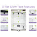 Active Grow 3-Tier Walden White Grow Tent  - LED Grow Lights Depot