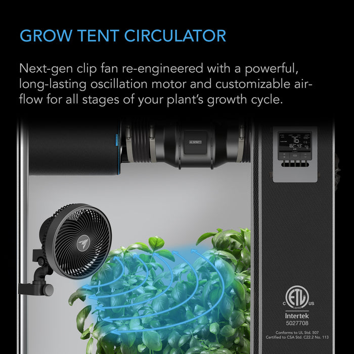AC Infinity Advance Grow Tent System 3x3, 3-Plant Kit