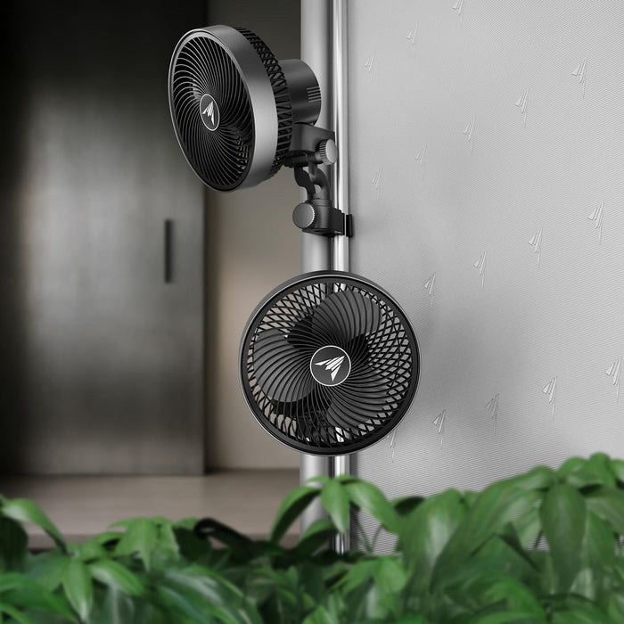 ac infinity grow tent fan AC Infinity CLOUDRAY S9 2-Pack, Grow Tent Clip Fan 9" with Long-Life EC Motor, 10-Level Dynamic Wind Modes & Fan Speeds, 10-Level Auto Oscillation