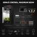 Spider Farmer 2.3'x2.3'x5.2' Complete Grow Tent Kit | G1500 Full Spectrum LED | 4" Ventilation System with GGS Controller - LED Grow Lights Depot