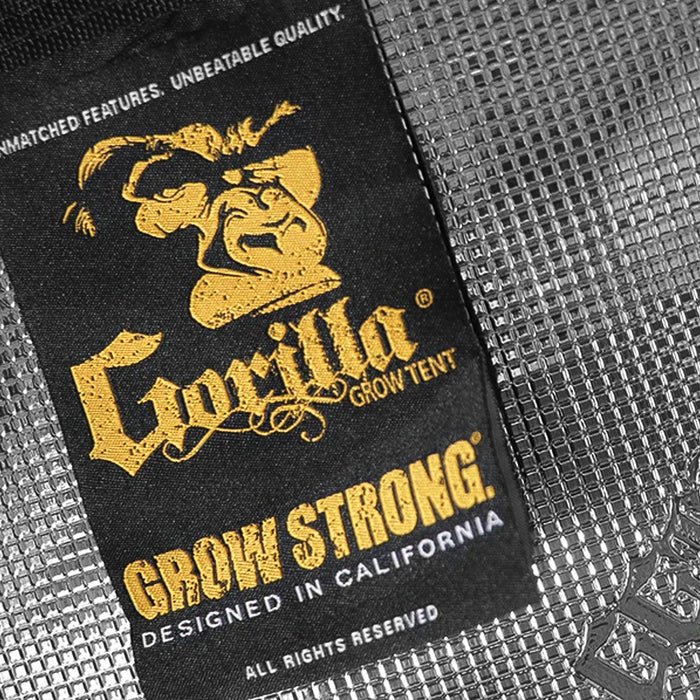 Gorilla Grow Tent - New 2025 - 2′ x 2′ 6” x 6′ 6” - LED Grow Lights Depot