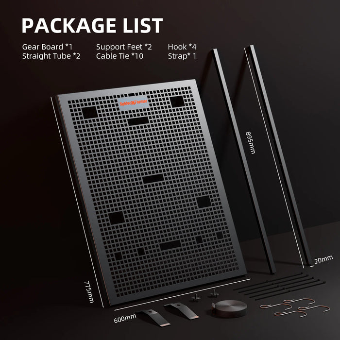 grow tent equipment board Spider Farmer Grow Tent Gear Board Equipment and Cable Management Syst — LED Grow Lights Depot