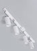 Soltech Hardwired Highland™ Track Light System Wide (60 degrees) / White / 4 Lights - LED Grow Lights Depot