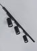 Soltech Highland™ LED Track Light System Narrow (36 Degrees) / Black / 3 lights - LED Grow Lights Depot