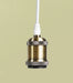 Soltech Modern Pendant and Socket White Pendant/Bronze Lamp Socket - LED Grow Lights Depot