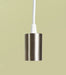 Soltech Modern Pendant and Socket White Pendant/Nickel Socket - LED Grow Lights Depot