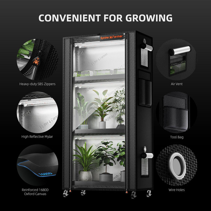 home depot grow lights for plants Spider Farmer 4-Tier Plant Stand with 108W Grow Lights — LED Grow Lights Depot
