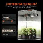 Spider Farmer® 4’x4′X6.5′ Grow Tent Combo| SF4000 Bridgelux 30/30 Full Spectrum LED Grow Light - LED Grow Lights Depot