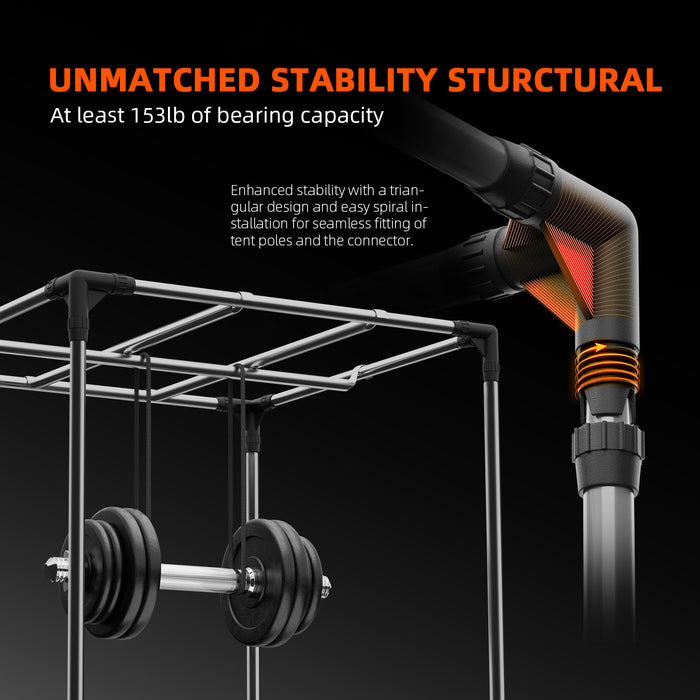 Spider Farmer 2’x4’ Complete Grow Tent Kit | SF2000 301H EVO Full Spectrum LED Grow Light | 6” Clip Fan | 4” Ventilation System with GGS Controller - LED Grow Lights Depot