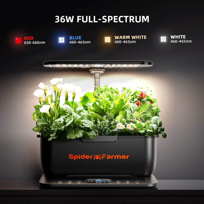 spider plants hydroponics Spider Farmer Smart G12 Hydroponics Growing System Indoor Garden — LED Grow Lights Depot