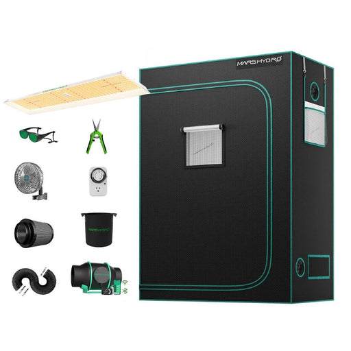 Mars Hydro TSL 2000 + 2'x4' Complete Grow Kit with 4" iFresh Fan Kit | PRE-ORDER: In stock early-April  - LED Grow Lights Depot
