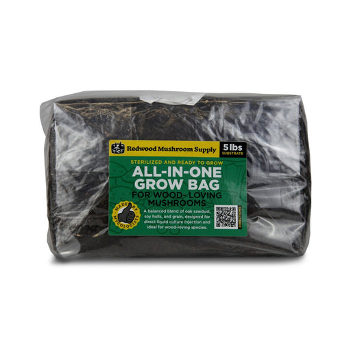 Redwood Mushroom Supply – Wood Lover All-in-One | 5lbs - LED Grow Lights Depot