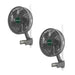 Mars Hydro 6" Clip Fan 2- Pack | Grow Tent Clip Fan with Oscillating Head - LED Grow Lights Depot