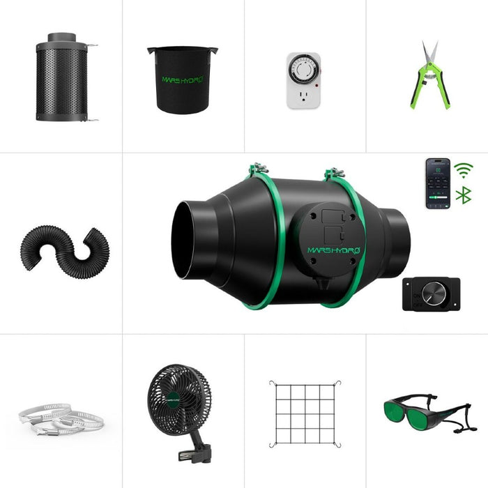 Mars Hydro iFresh 4-Inch Smart Inline Duct Fan