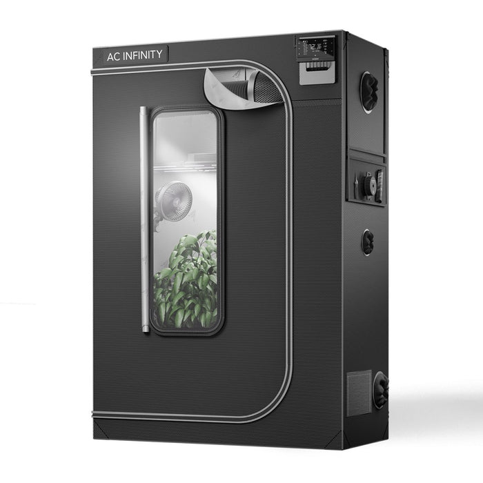 grow tent climate control AC Infinity 4x2 CLOUDLAB 642 Advance Grow Tent 48"x24"x72"
