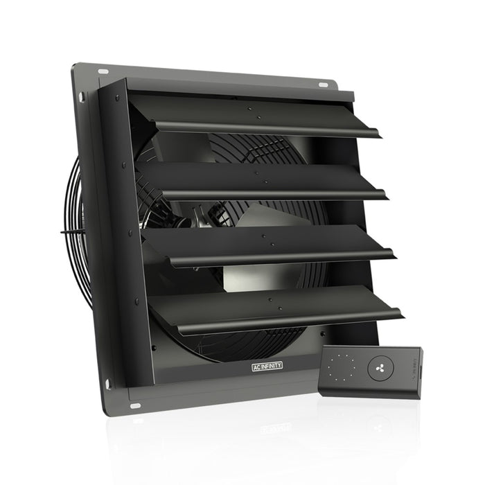 AC Infinity Airlift S14 Shutter Exhaust Fan | Speed Controller | 14" Exhaust Fan - LED Grow Lights Depot