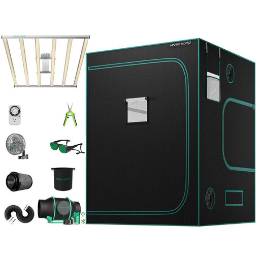 Mars Hydro FC-E 6500 & 5'x5' Complete Grow Tent Kit with 6" iFresh Fan Kit  - LED Grow Lights Depot