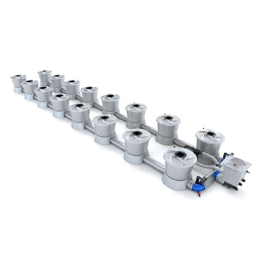 Alien Hydroponics 16 Pot (2 Row) V-System RDWC  - LED Grow Lights Depot