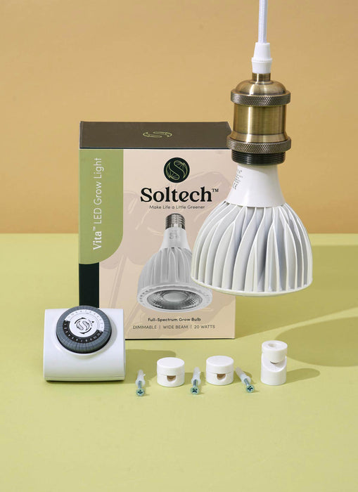 Soltech Vita Pendant Kit None / White Cord w/ Bronze Pendant - LED Grow Lights Depot