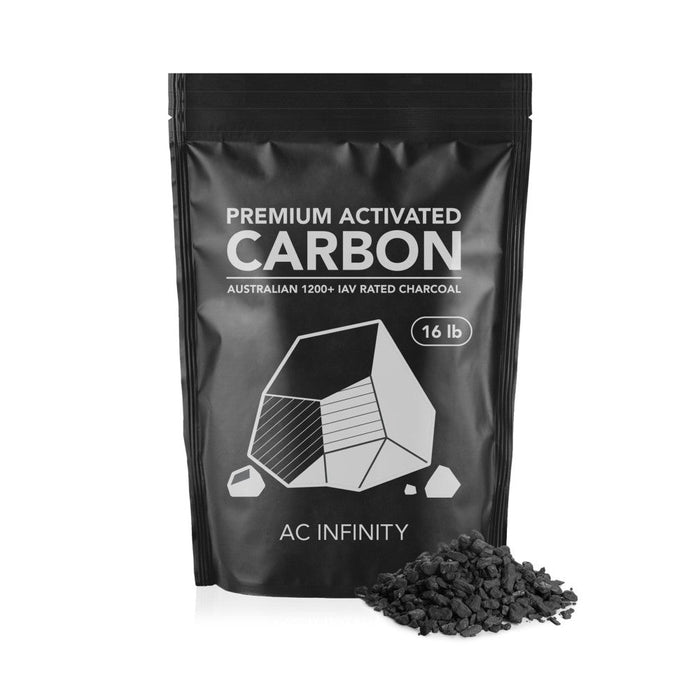 AC Infinity Activated Carbon Refill I 1200+ IAV AUSTRALIAN CHARCOAL I 16 lbs  - LED Grow Lights Depot