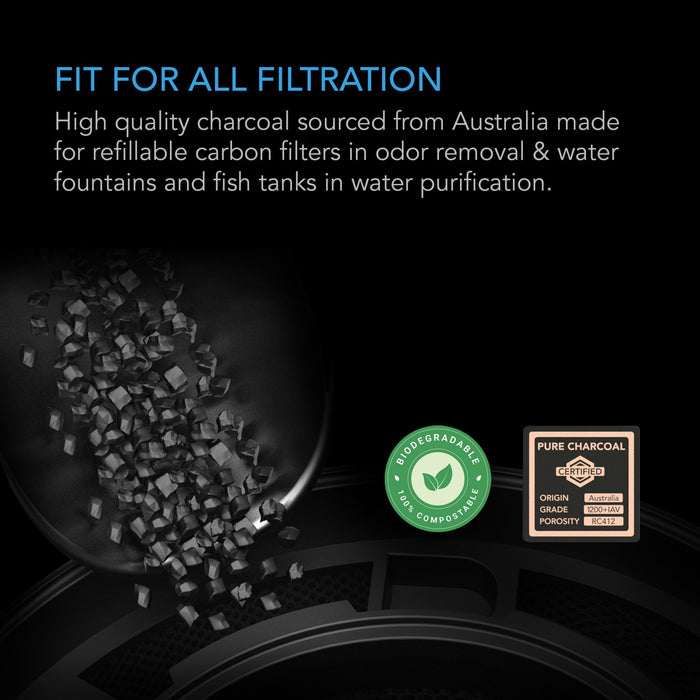 AC Infinity Activated Carbon Refill I 1200+ IAV AUSTRALIAN CHARCOAL I 32 lbs.  - LED Grow Lights Depot