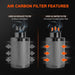 Spider Farmer 4-Inch Air Carbon Filter Odor Control for Inline Ducting Fan  - LED Grow Lights Depot