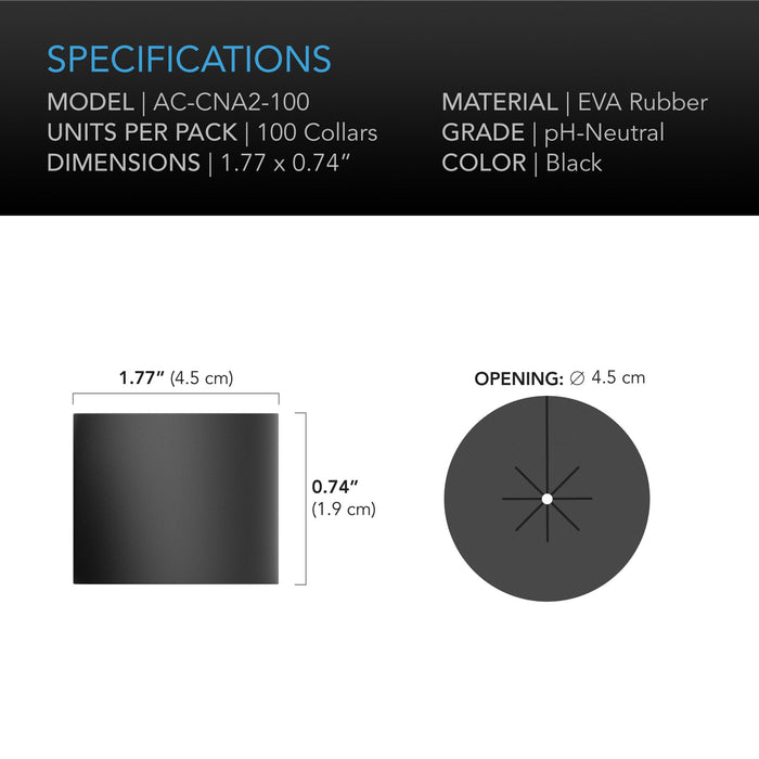 Colar Inserts AC Infinity Clone Collars | Disc Inserts with 8-Spoke Design | 2