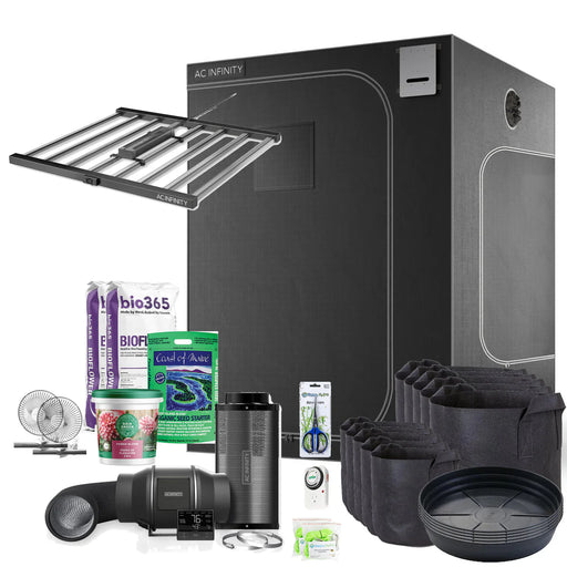 AC Infinity IONFRAME EVO8 LED Light 5’ x 5’ Grow Tent Kit  - LED Grow Lights Depot