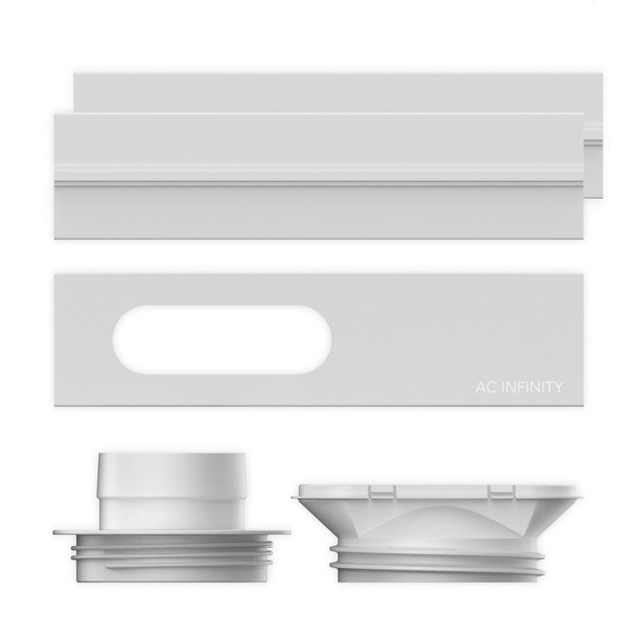 AC Infinity Window Duct Kit | Adjustable Vent Port For Inline Fans  - LED Grow Lights Depot