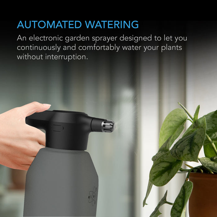 AC Infinity Automatic Water Sprayer | 2-Liter Electric Mixer | Graphite  - LED Grow Lights Depot