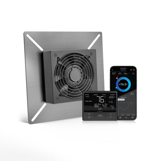 AC Infinity AirTitan T3 | Crawlspace Fan with Speed Controller | 6" Fan, WiFi Integrated Controls  - LED Grow Lights Depot