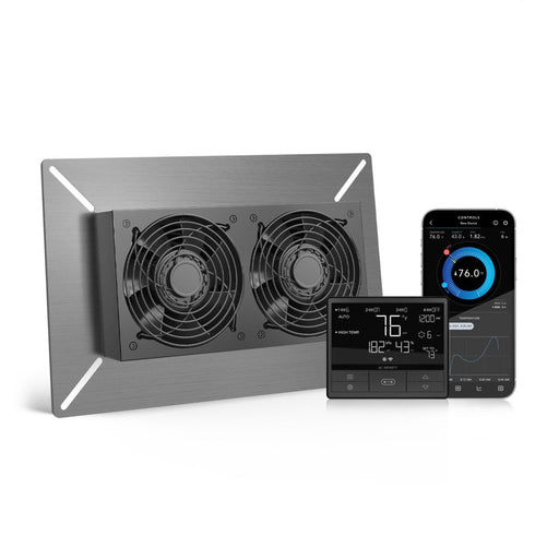 AC Infinity AirTitan T7 | Crawlspace Fan with Speed Controller | 12" Fan, WiFi Integrated Controls  - LED Grow Lights Depot