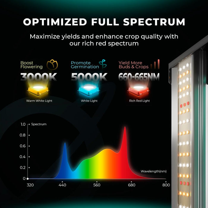 Mars Hydro FC6500 EVO & 5'x5' Grow Tent Kit  - LED Grow Lights Depot