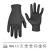 Powder-Free Nitrile Gloves | Full Textured, Black | 10-pack | 100 Gloves Per Pack  - LED Grow Lights Depot