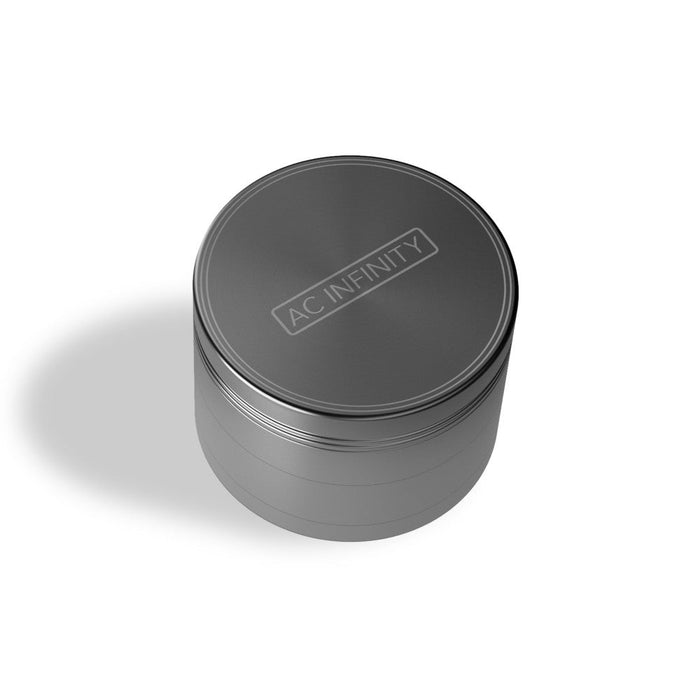 AC Infinity 3-Chamber Spice Grinder | Gun Metal | 2"  - LED Grow Lights Depot