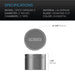 AC Infinity 3-Chamber Spice Grinder | Gun Metal | 2"  - LED Grow Lights Depot