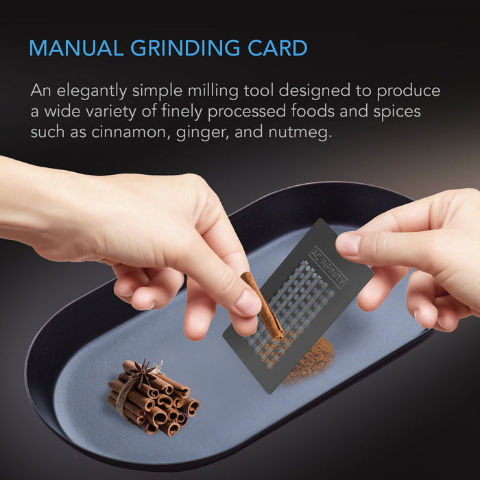 AC Infinity Grinder Milling Card | Milling Tool With Protective Sleeve  - LED Grow Lights Depot