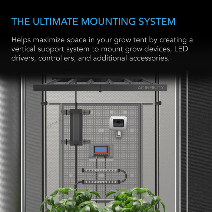 AC Infinity Grow Tent Gear Board | Equipment and Cable Wall Organizer  - LED Grow Lights Depot