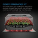 AC Infinity Humidity Dome | Germination Kit w/ Seedling Heat Mat and Heating Controller | 5x8 Cell Tray  - LED Grow Lights Depot