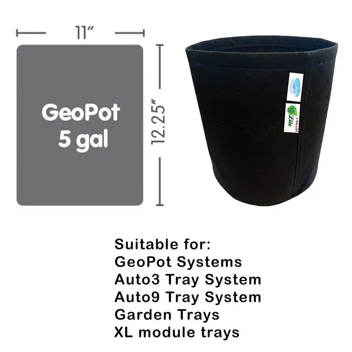 AutoPot GeoPot 2 Pot System (3gal or 5gal fabric pots)  - LED Grow Lights Depot