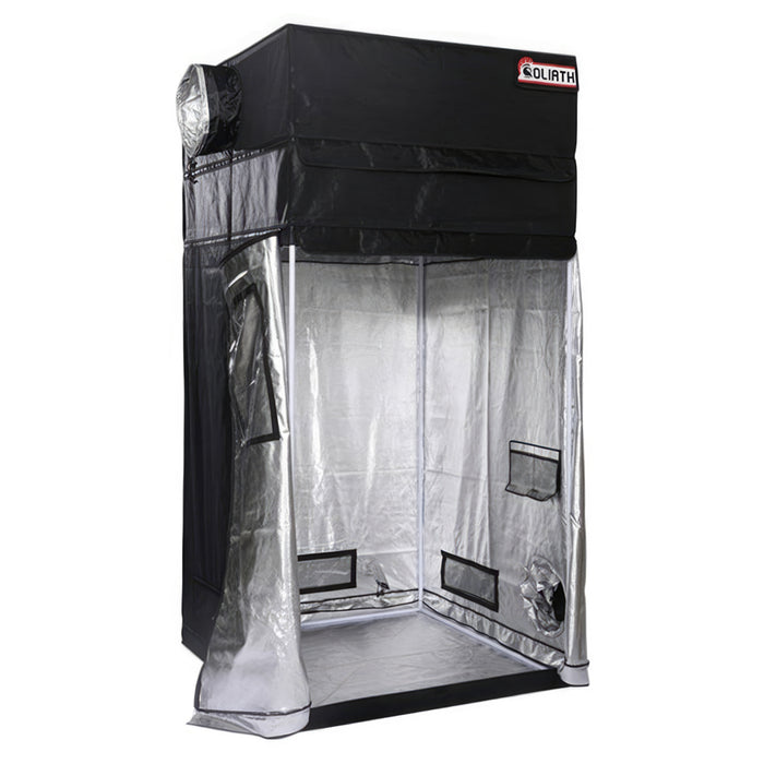 gorilla tent 4x4 The Goliath Grow Tent 4'x4'x6'11"-7'11" Buy today — LED Grow Lights Depot