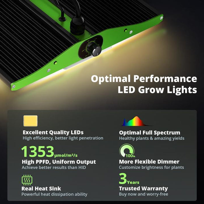 Viparspectra Pro Series P1500  - LED Grow Lights Depot