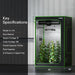 VIVOSUN S448 4x4 Mylar Grow Tent  - LED Grow Lights Depot